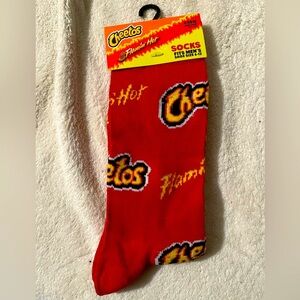 Cheetos Flaming Hot crew socks Men’s / unisex size 6-12